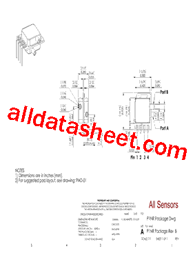 P1NR Datasheet PDF - All Sensors Corporation