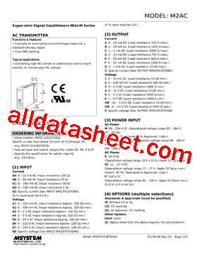 M2AC-ABE-R2/CE Datasheet PDF - M-System Co.,Ltd.