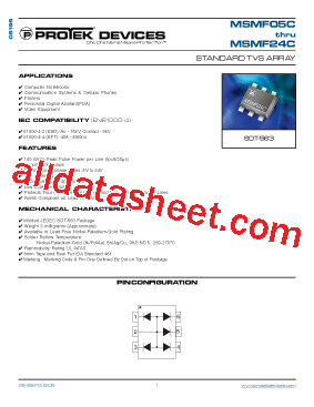 MSMF05C Datasheet PDF - Protek Devices