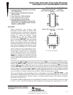 SN54ALS169B Datasheet PDF - Texas Instruments