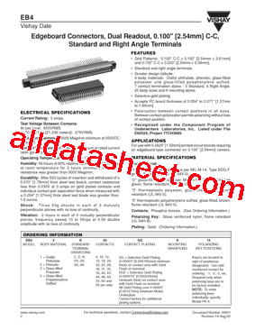 EB412R36 Datasheet PDF - Vishay Siliconix