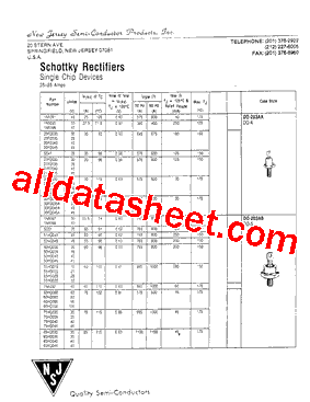 21FQ040 Datasheet PDF - New Jersey Semi-Conductor Products, Inc.