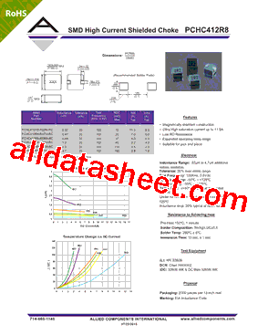 PCHC412R8 Datasheet PDF - Allied Components International